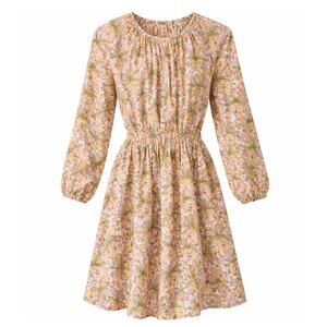 J. Crew Liberty Fabric Butterfield Smocked Waist Mini Dress Small